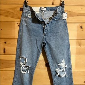 Agolde Mid Rise Loose Fit Organic 90’s Jean 26 *NWT $198 Free People